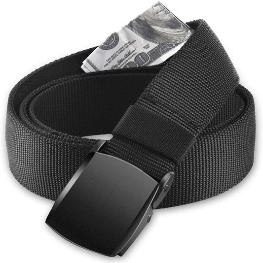Hidden pocket belt