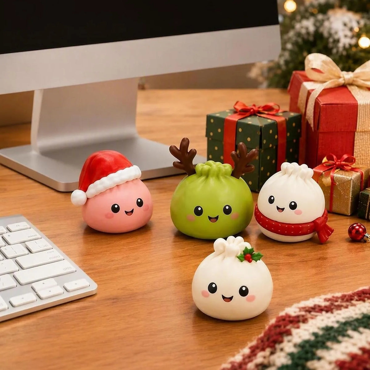 Christmas Countdown Dumpling Squishies